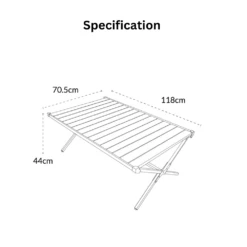 KZM Trinity Rollup Table -Stanley Store K22T3U08 09