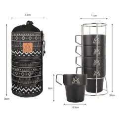 KZM NEW Black Mug 5P 15 KZM NEW Black Mug 5P -Stanley Store K8T3K004 7