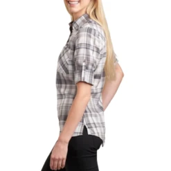 Kuhl Woman Spektra Plaid LS Shirt - Storm -Stanley Store KUHL8316 STM 5