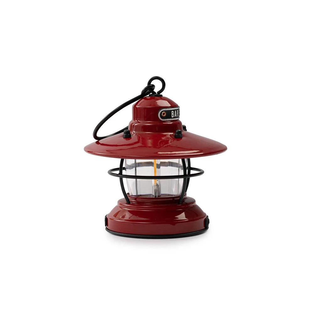Barebones Edison Mini Lantern Red 4 Barebones Edison Mini Lantern Red - Image 2