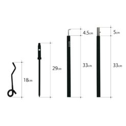 DoD Lantern Stand Set RX 13 DoD Lantern Stand Set RX -Stanley Store LP1 753 BK 4