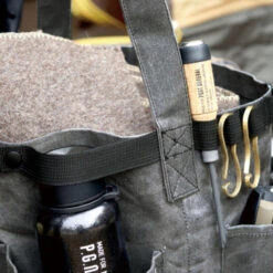 Post General Waxed Canvas Tool Bag Round - Grey -Stanley Store Life 02 344bf33e 67e3 421a 9fce 278d74883603