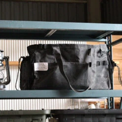 Post General Waxed Canvas Tool Bag Rectangle - Grey -Stanley Store Life 02 a3486425 6211 4c53 9460 3931f1e89608