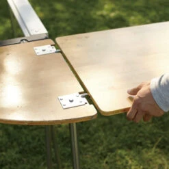 Snow Peak IGT Multi Function Table Bamboo Top -Stanley Store Lifestylephoto 02