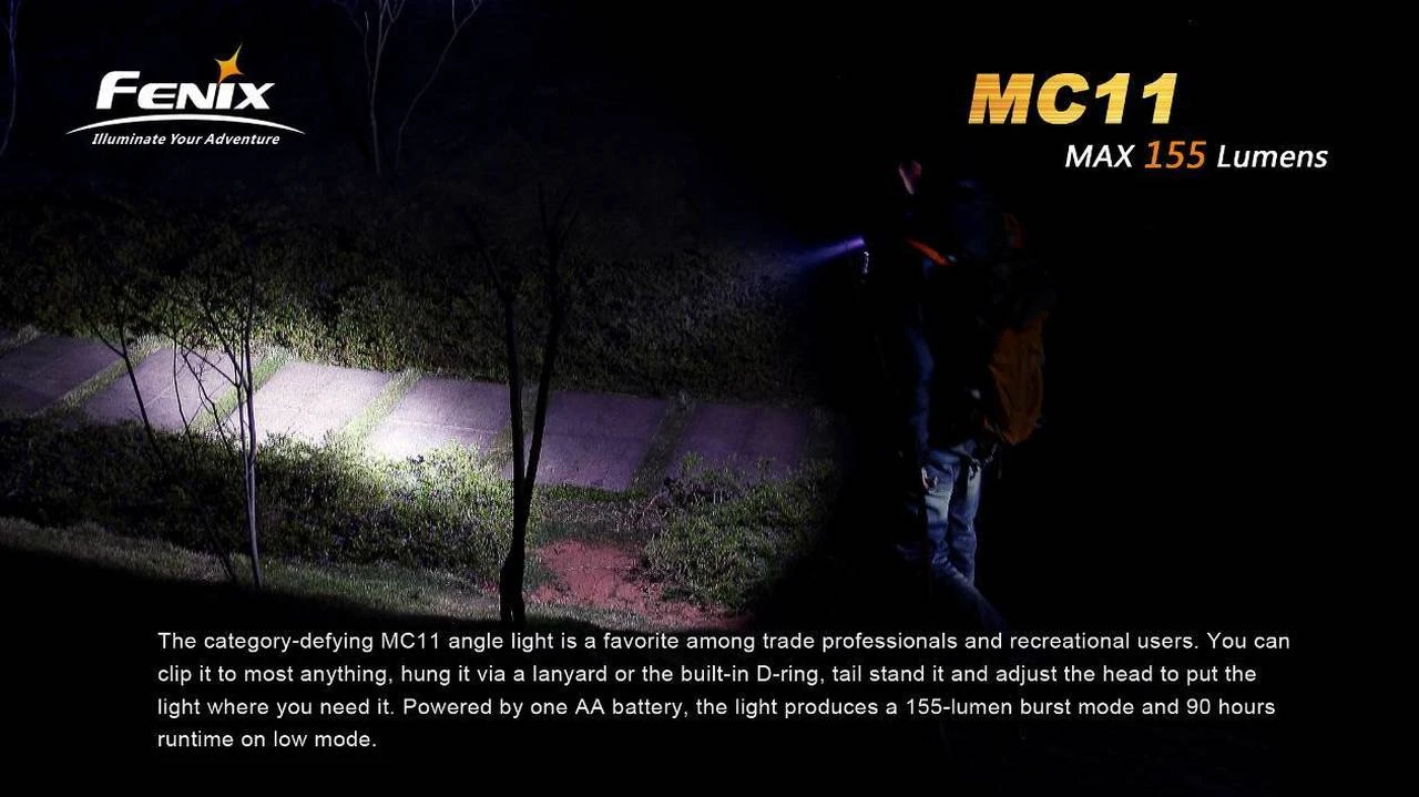 Fenix MC11 Anglelight Black Upgraded Version 155 Lumens 12 Fenix MC11 Anglelight Black Upgraded Version 155 Lumens - Image 10