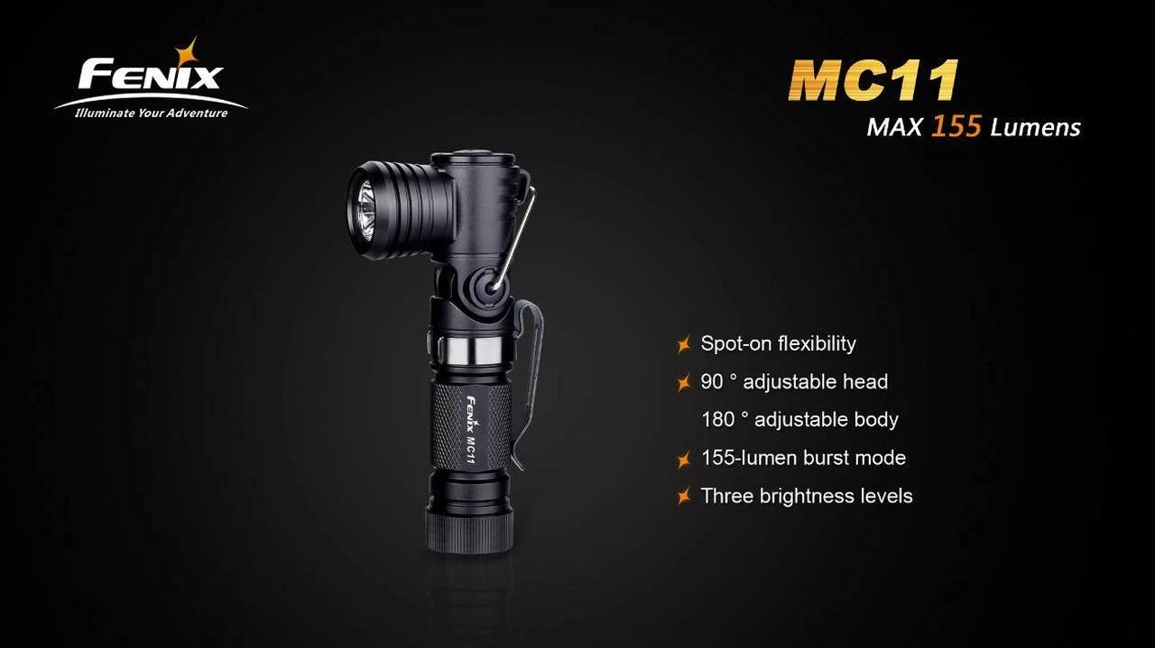 Fenix MC11 Anglelight Black Upgraded Version 155 Lumens 11 Fenix MC11 Anglelight Black Upgraded Version 155 Lumens - Image 9