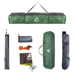 Hewolf Auto 3-4 Person Tent - Green -Stanley Store MON 1654 GRN 5