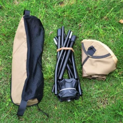 Camp Leader Ultra-light Portable Swivel Camping Chair -Stanley Store MON28 GY 7