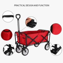 Camp Leader Camping Push Wagon - Black -Stanley Store MON42 10 edited