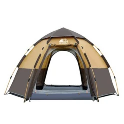 Hewolf 3-5 Person Automatic System Large Outdoor Camping Tent -Stanley Store Munwhite