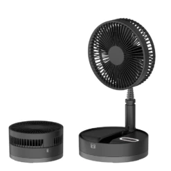 P10 Folding Retractable Camping Fan - Black -Stanley Store P10 4