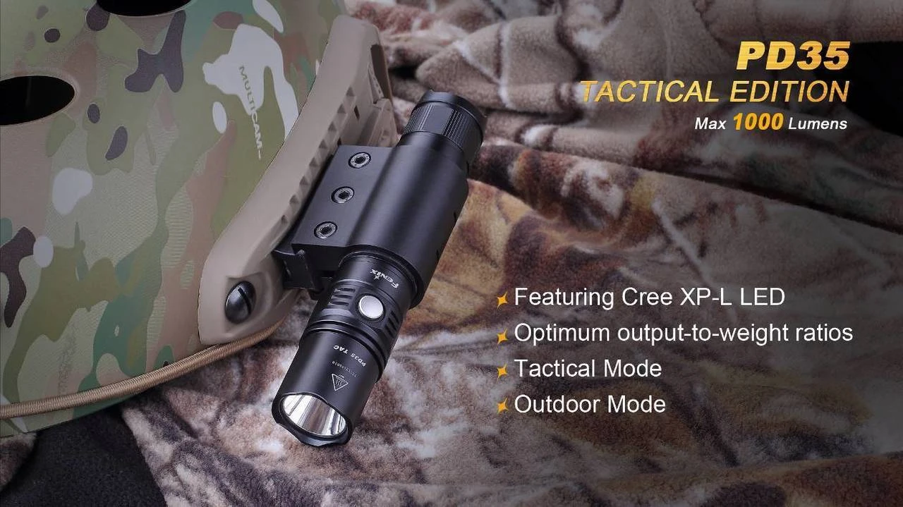 Fenix PD35 TAC Tactical Edition Flashlight 1000 Lumen 6 Fenix PD35 TAC Tactical Edition Flashlight 1000 Lumen - Image 4