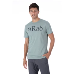 Rab Stance Logo SS Tee Men's Silverpine S -Stanley Store QCB 08 SI 03