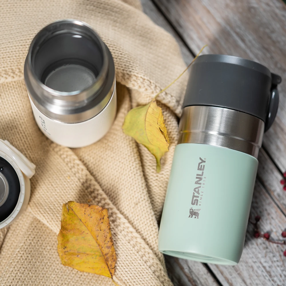 Stanley Go Slim Vacuum Bottle 9.5oz - Cream 8 Stanley Go Slim Vacuum Bottle 9.5oz - Cream - Image 6