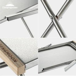 Campingmoon Bonfire Foldable Table 26 Campingmoon Bonfire Foldable Table -Stanley Store T 380 1T 5