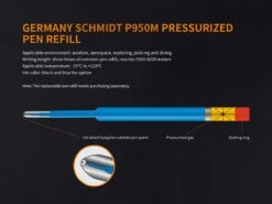 Fenix T5TI Titanium Tactical Pen (Grey) -Stanley Store T5Ti TacticalPen Pen Ink