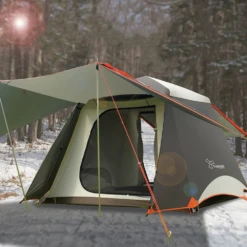 Vidalido Large Instant Cabin Tent Plus - White Coffee -Stanley Store TT 091 9