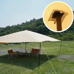 DoD Cheese Tarp M - Khaki -Stanley Store TT10 739 KH 7