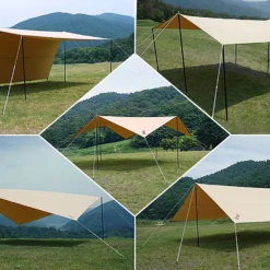 DoD Cheese Tarp M - Khaki -Stanley Store TT10 739 KH 8