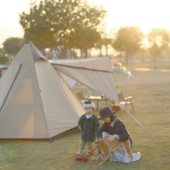 Vidalido 3 - 4 Person Automatic Teepee Tent -Stanley Store TV 063 TAN 7