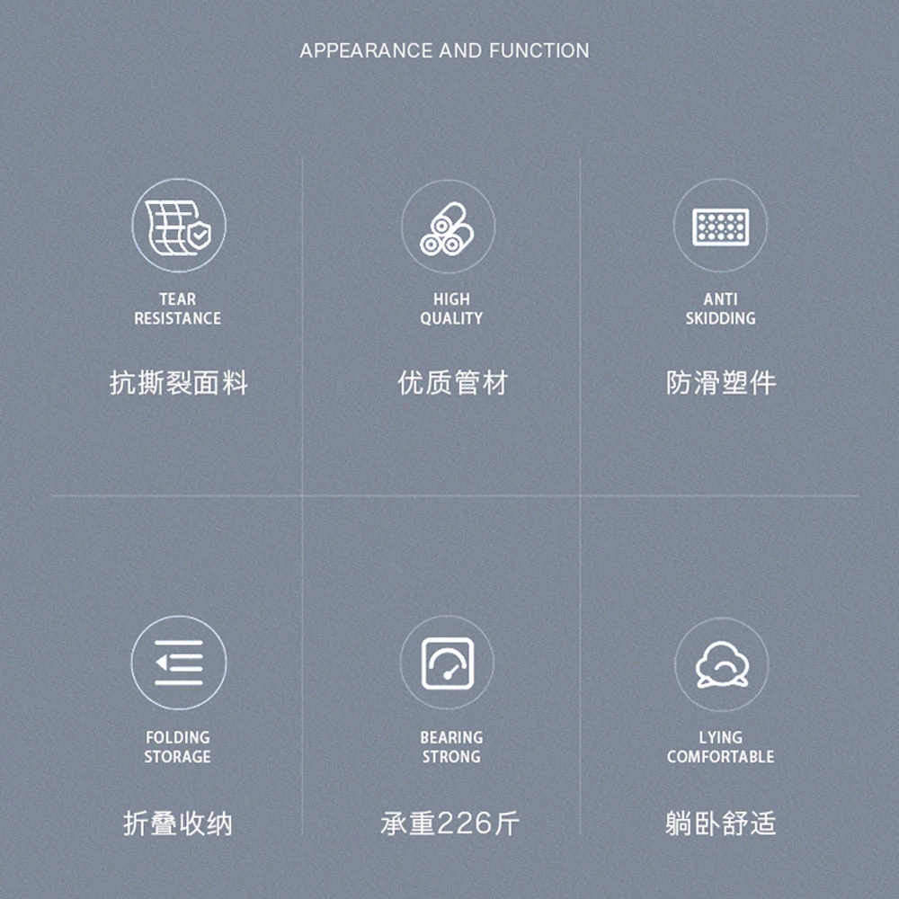 Adventurer Tanxianzhe Portable Campbed Khaki 6 Adventurer Tanxianzhe Portable Campbed Khaki - Image 4