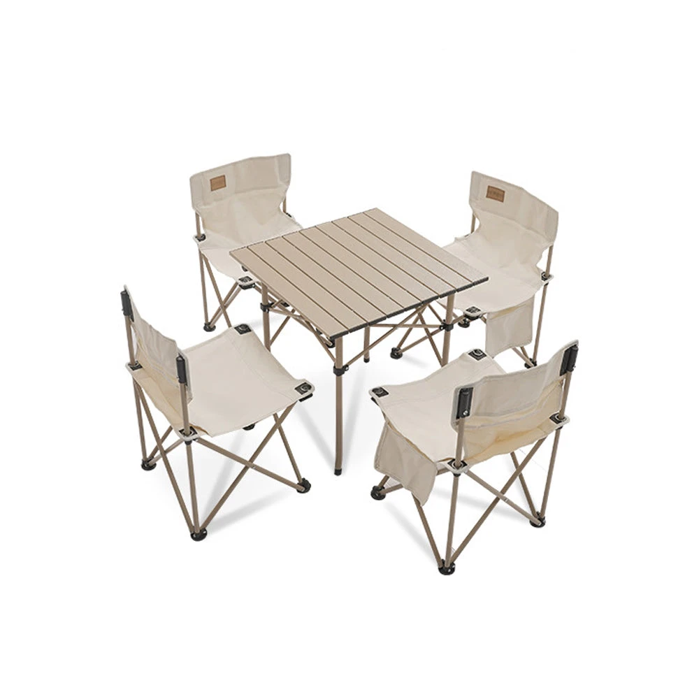 Adventurer Tanxianzhe Camping Table And Chairs Set - Khaki 3 Adventurer Tanxianzhe Camping Table And Chairs Set - Khaki
