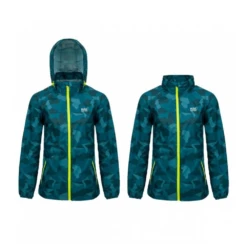 Mac In A Sac Edition - Unisex Waterproof Packable Camo Jacket Windbreaker -Stanley Store Teal Camo 2