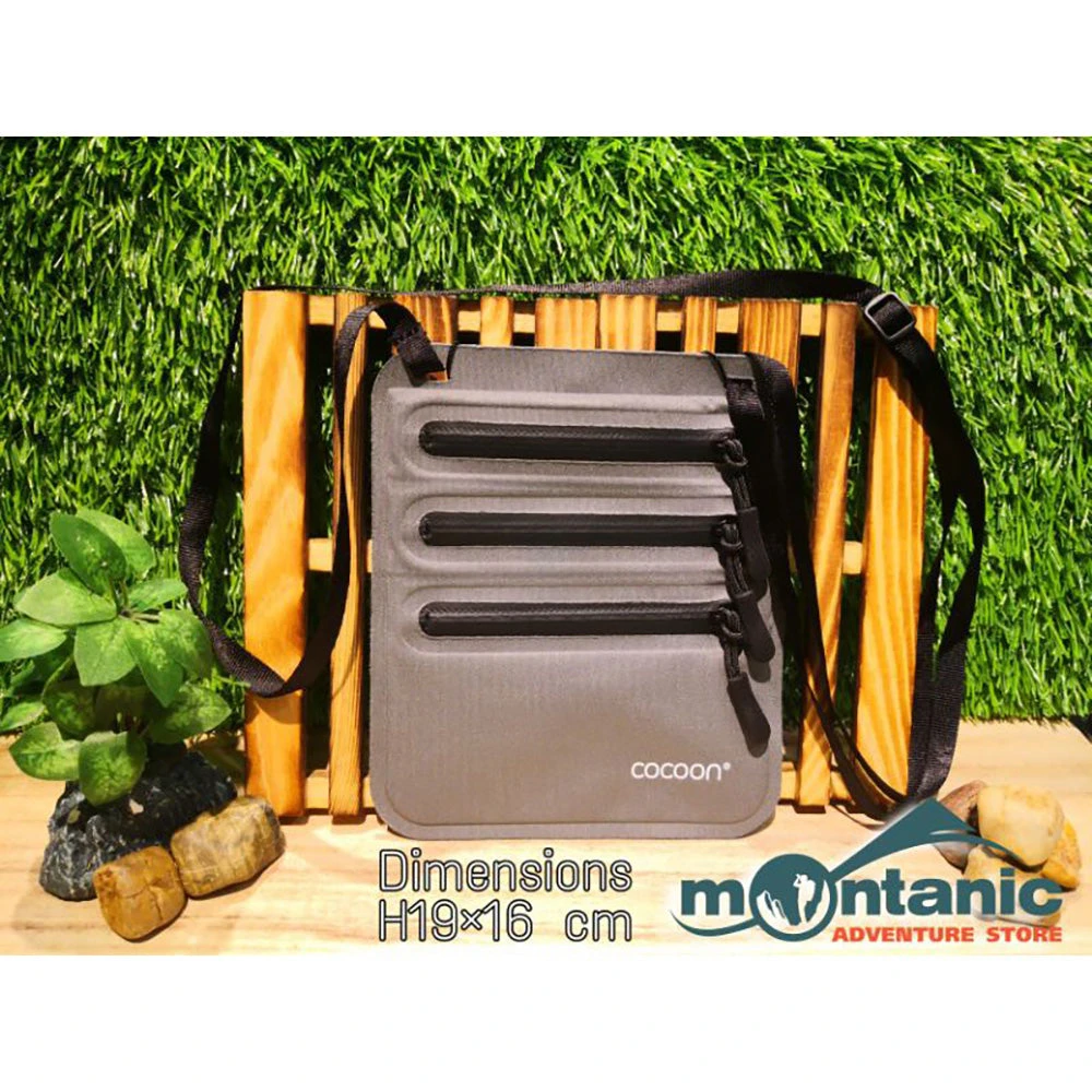 Cocoon Secret Neck Wallet- Grey 4 Cocoon Secret Neck Wallet- Grey - Image 2