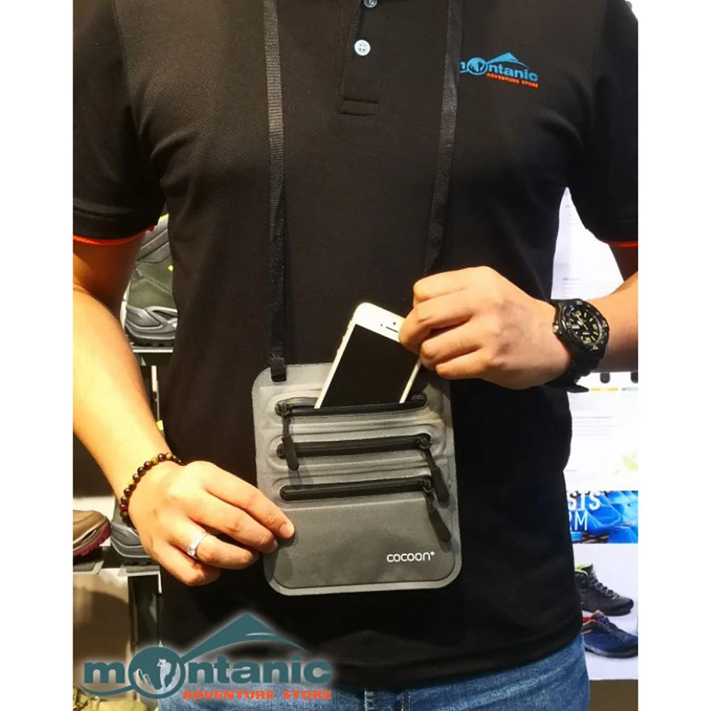 Cocoon Secret Neck Wallet- Grey 6 Cocoon Secret Neck Wallet- Grey - Image 4