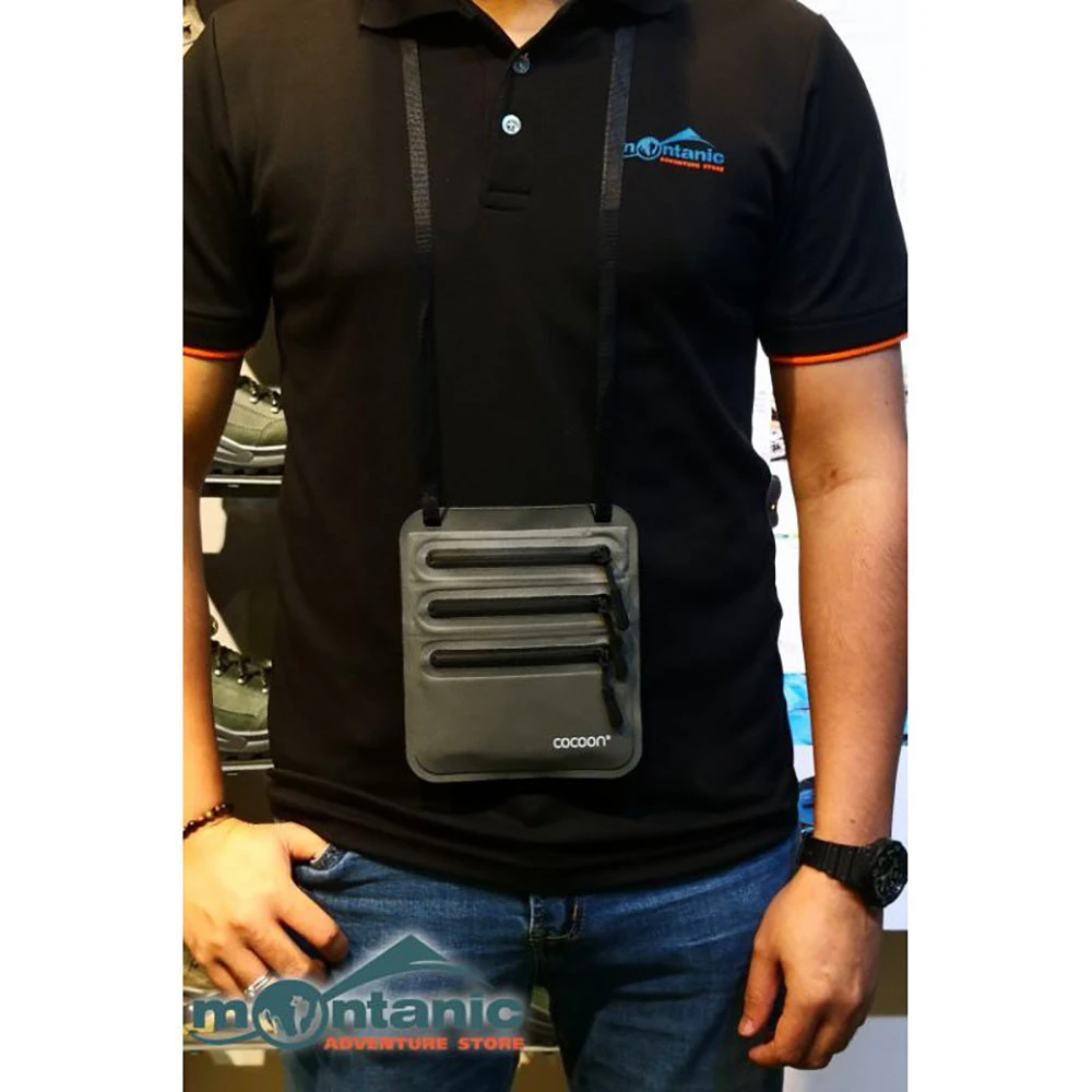 Cocoon Secret Neck Wallet- Grey 7 Cocoon Secret Neck Wallet- Grey - Image 5