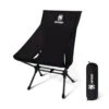 OneTigris Portable Camping Chair Large - Black -Stanley Store ce zdy03 bk 1 1 1