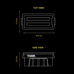 Thor Liter Mini Tote Box 2.5L -Stanley Store dimension 2.5L