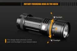 Fenix FD45 Ledflashlight 900 Lumen Black -Stanley Store fenix fd45 focus flashlight focus ring