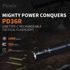 [Special Bundle 2 For 1] Fenix PD36R Rechargeable Flashlight + (Free) E01 V2.0 -Stanley Store pd36r e01 v2.0 03 1