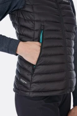 Rab Microlight Vest Women's Black/Seaglass -Stanley Store qda 97 pic04