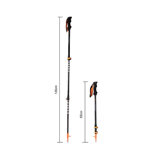 Ace Camp External Lock 3-Section Trekking Pole Carbon 5 Ace Camp External Lock 3-Section Trekking Pole Carbon - Image 3