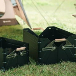 Snow Peak Stacking Shelf Container 50 Black Limited Edition -Stanley Store snowpeak2