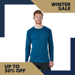 Rab Forge Long Sleeve Tee - Ink