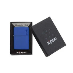 Zippo Royal 229ZL Blue Matte With Zippo Logo - Refillable Windproof Lighter -Stanley Store zippo 229zl 4