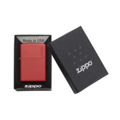 Zippo 233ZL Red Matte With Zippo Logo - Refillable Windproof Lighter 10 Zippo 233ZL Red Matte With Zippo Logo - Refillable Windproof Lighter -Stanley Store zippo 233zl 4