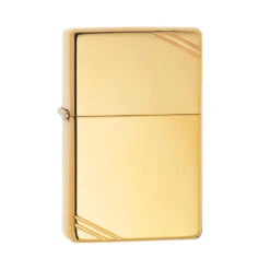 Zippo 270 High Polish Brass Vintage With Slashes - Refillable Windproof Lighter -Stanley Store zippo 270 2