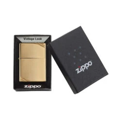 Zippo 270 High Polish Brass Vintage With Slashes - Refillable Windproof Lighter -Stanley Store zippo 270 5